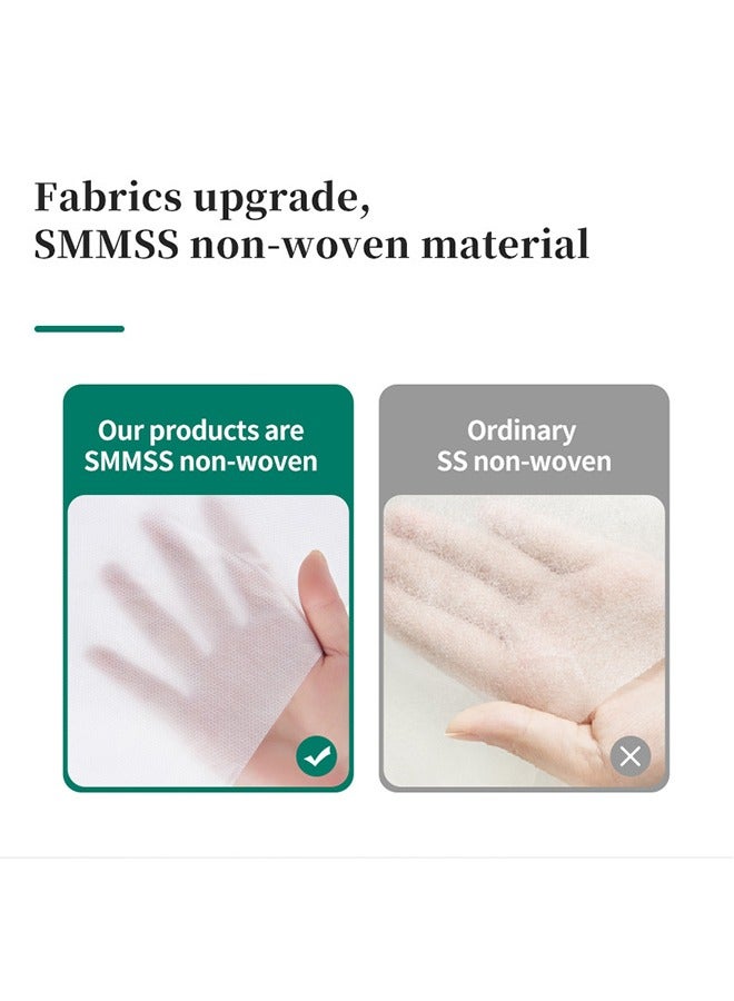 Disposable Bed Sheets for Travel, Portable Disposable Bedding Set with Bed Sheet*1/Quilt Cover*1/Pillowcases*2 Disposable Bed Sheets Size for Travel Business Trip Camping Hotel - Image 5